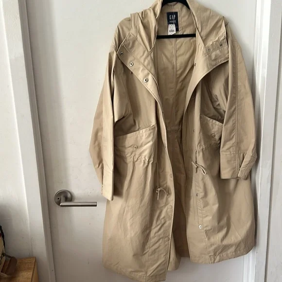 Gap Oversized Anorak Parka Rain Jacket